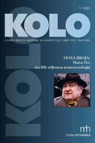 Kolo  : časopis Matice hrvatske za književnost, umjetnost i kulturu : 33,1(2023) / glavni i odgovorni urednik Ernest Fišer.