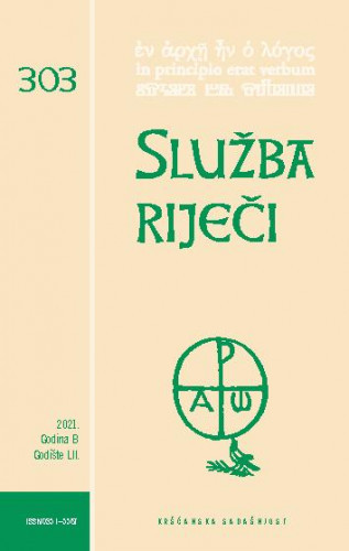 Služba riječi   : građa za obnovljenu liturgiju : 52=B,303(2021)  / izvršni urednik Tomislav Filić.