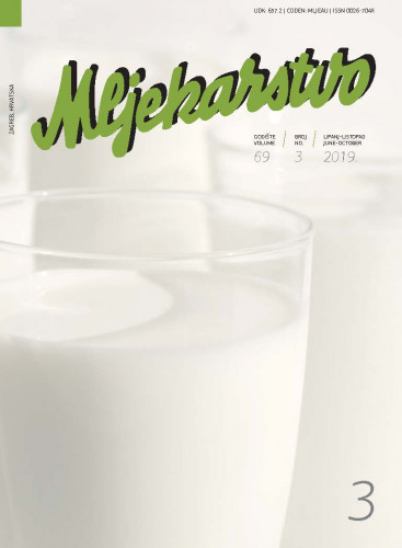 Mljekarstvo.com : časopis za unaprjeđenje proizvodnje i prerade mlijeka 69,3(2019) / glavna i odgovorna urednica, editor in chief Rajka Božanić.