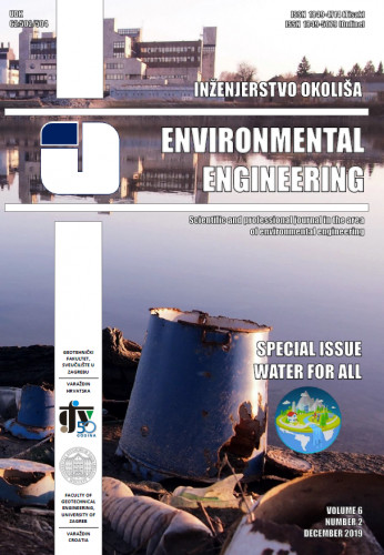 Inženjerstvo okoliša : scientific and professional journal in the area of environmental engineering : 6,2(2019) / glavni urednik, editor in chief Nikola Sakač.