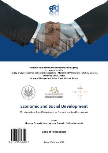 Economic and social development : book of proceedings : 29(2018) / ... International Scientific Conference on Economic and Social Development
