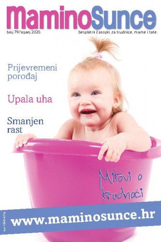 Mamino sunce: besplatni časopis za trudnice, mame i tate : 79(2020) / glavna urednica Andrea Hribar Livada.