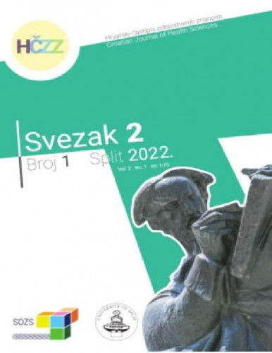 Hrvatski časopis zdravstvenih znanosti = Croatian journal of health science : 2,1(2022) / glavni uredni Vjekoslav Krželj.