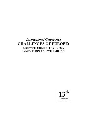 Challenges of Europe  : conference proceedings : 13(2019) / International Conference Challenges of Europe