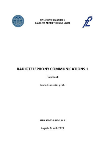 Radiotelephony communication 1  : handbook / Ivana Francetić
