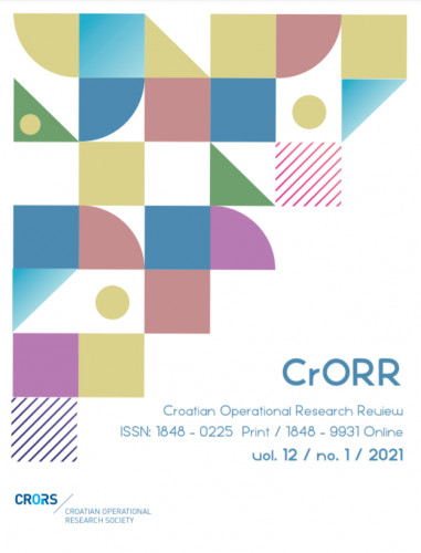 Croatian operational research review   : CRORR  / glavni urednici Zrinka Lukač, Josip Arnerić.