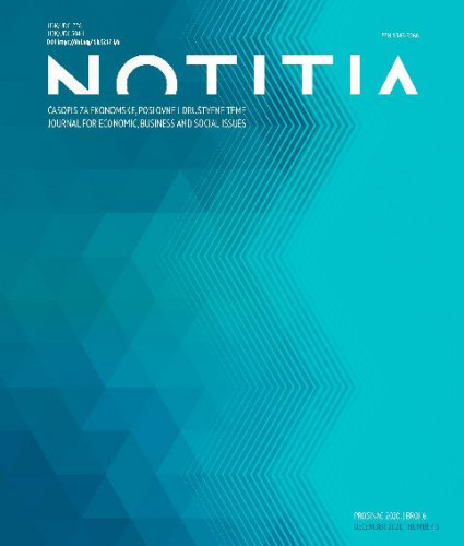 Notitia : časopis za održivi razvoj = journal for sustainable development : 6(2020) / urednici Vlatka Bilas, Mile Bošnjak.
