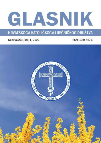 Glasnik Hrvatskoga katoličkoga liječničkog društva = Journal of the Croatian Catholic Medical Society  : 32,1(2022) / glavni i odgovorni urednik, editor in chief Rok Čivljak.