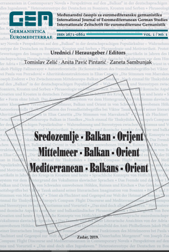 Germanistica Euromediterrae  : međunarodni časopis za euromediteransku germanistiku / glavni urednik Tomislav Zelić.