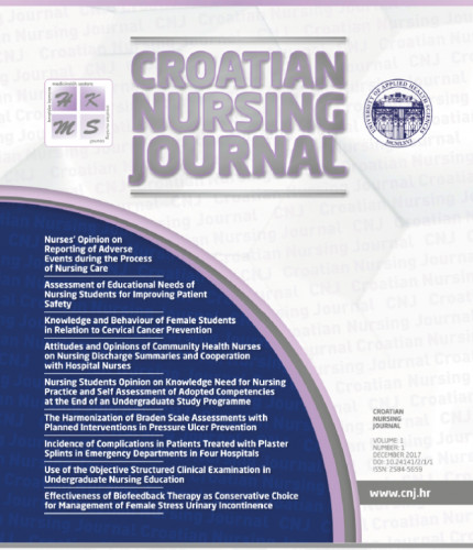 Croatian nursing journal / glavna urednica, editor in chief Snježana Čukljek.