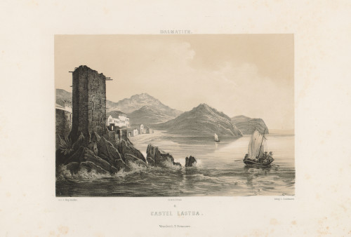 Castel Lastua / [Franz Joseph] Sandmann [prema crtežu Johanna Högelmüllera].
