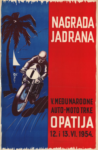 Nagrada Jadrana : V. međunarodne auto-moto trke, Opatija 12. i 13. VI.1954.