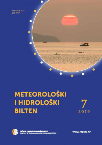 Meteorološki i hidrološki bilten : 33,7(2019) / glavna i odgovorna urednica Branka Ivančan-Picek.