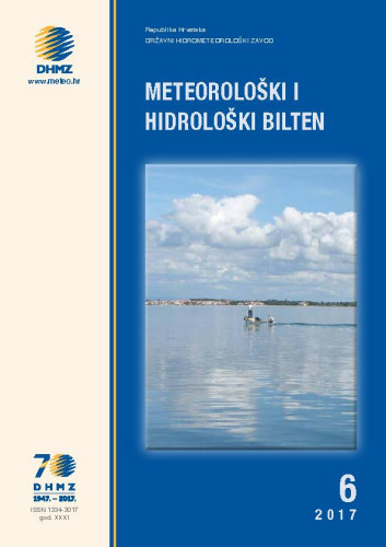 Meteorološki i hidrološki bilten : 31,6(2017) / glavna i odgovorna urednica Nataša Strelec Mahović.