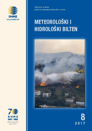 Meteorološki i hidrološki bilten : 31,8(2017) / glavna i odgovorna urednica Nataša Strelec Mahović.