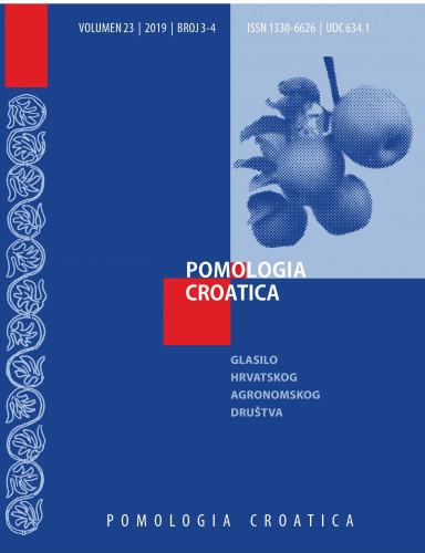 Pomologia Croatica : glasilo Hrvatskog agronomskog društva : 23,3-4(2019) / glavni i odgovorni urednik, editor-in-chief Krunoslav Dugalić.