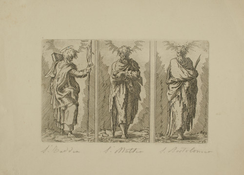 Tri apostola   / [Francesco Mazzola] Parmigianino.