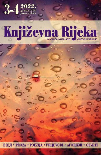 Književna Rijeka  : časopis za književnost i književne prosudbe : 25,3/4(2022) / Davor Grgurić (glavni urednik).