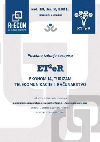 Et2er : ekonomija, turizam, telekomunikacje i računarstvo : 3,2(2021) / glavni urednik, editor in chief Irena Bosnić.