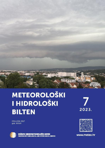 Meteorološki i hidrološki bilten : 37,7(2023)  / glavna i odgovorna urednica Branka Ivančan-Picek.