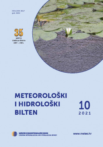 Meteorološki i hidrološki bilten : 35,10(2021) / glavna i odgovorna urednica Branka Ivančan-Picek.