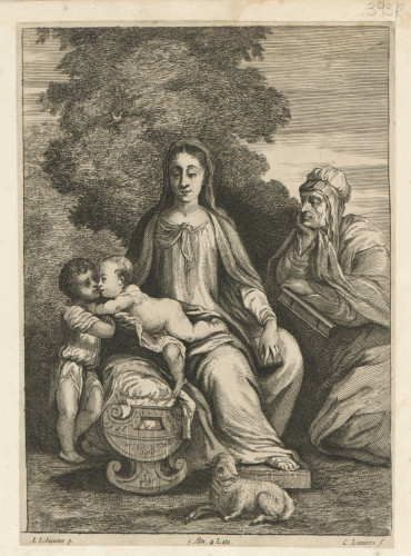 [Bogorodica s djetetom, sv. Elizabetom i Ivanom Krstiteljem]   / C. [Coenrad] Lauwers ; [prema crtežu Daniela Teniersa].
