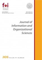 Journal of information and organizational sciences : 42,1(2018) /editor-in-chief Neven Vrček.