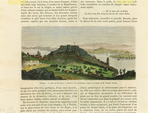 Sebenico: Le fort de Giovanni / [Henri Theophile] Hildebrand [prema crtežu E. Guillaume].