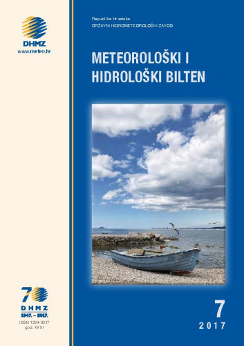 Meteorološki i hidrološki bilten : 31,7(2017) / glavna i odgovorna urednica Nataša Strelec Mahović.