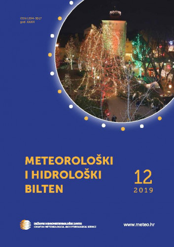 Meteorološki i hidrološki bilten : 33,12(2019) / glavna i odgovorna urednica Branka Ivančan-Picek.