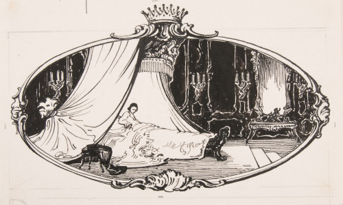 [Ilustracija za Mladi kralj i druge pripovijesti Oscara Wildea] / [Ljubo Babić].