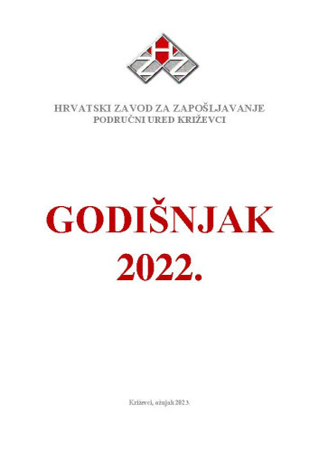 Godišnjak ... : 2022  / Hrvatski zavod za zapošljavanje, Područni ured Križevci.