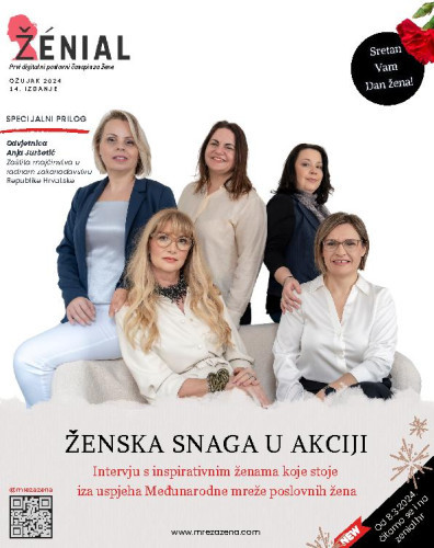 Žénial  : prvi poslovni časopis za žene : 14(2024) / glavna urednica Ivana Radić.