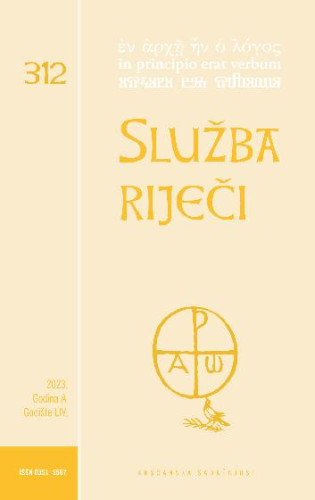 Služba riječi  : građa za obnovljenu liturgiju : 54=A,312(2023) / izvršni urednik Tomislav Filić.