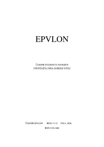 Epulon  : časopis studenata povijesti Sveučilišta Jurja Dobrile u Puli : 11/12(2016) / urednik Davor Salihović.