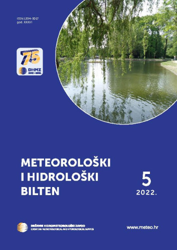 Meteorološki i hidrološki bilten : 36,5(2022) /  glavna i odgovorna urednica Branka Ivančan-Picek.