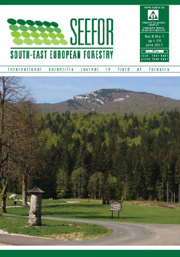 South-east European forestry : SEEFOR : international scientific journal in field of forestry : 8,1(2017) / editor-in-chief Dijana Vuletić.