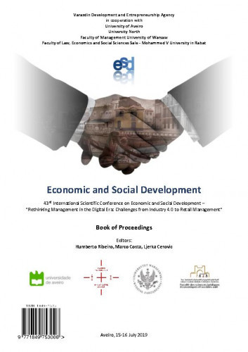 Economic and social development : book of proceedings : 43(2019) / ... International Scientific Conference on Economic and Social Development
