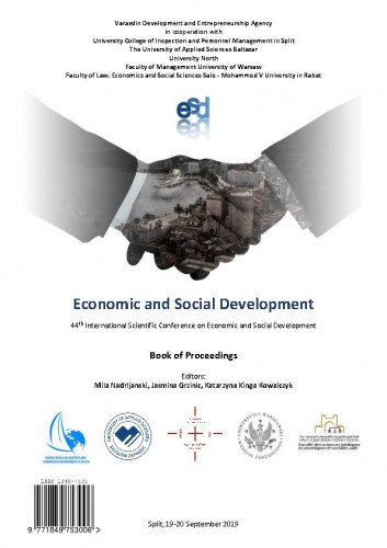 Economic and social development : book of proceedings : 44(2019) / ... International Scientific Conference on Economic and Social Development