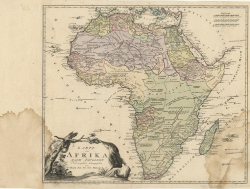 Karte von Afrika  : nach Vaugondy / neu verzeichnet und herausgegeben von Franz Joh. Jos. von Reilly ; gestochen von Hier. Benedicti