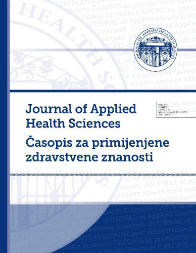 Journal of applied health sciences = Časopis za primijenjene zdravstvene znanosti : 7,1(2021) / glavni urednik Aleksandar Racz