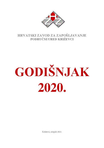 Godišnjak ... : 2020  / Hrvatski zavod za zapošljavanje, Područni ured Križevci.