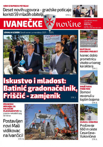 Ivanečke novine : list grada Ivanca : 14,143(2021) / glavna urednica Ljiljana Risek