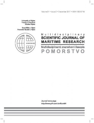 Pomorstvo : multidisciplinarni znanstveni časopis = multidisciplinary scientific journal of maritime research : 31, 2(2017) / glavni urednik Serđo Kos.