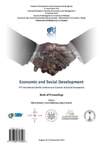 Economic and social development : book of proceedings : 47(2019) / ... International Scientific Conference on Economic and Social Development