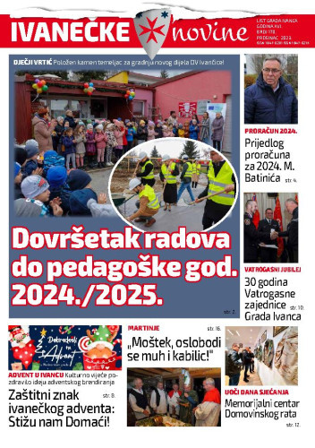 Ivanečke novine  : list grada Ivanca : 16,170(2023) / glavna urednica Ljiljana Risek.