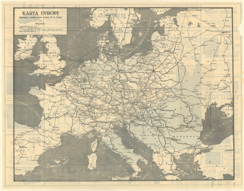 Karta Evrope :