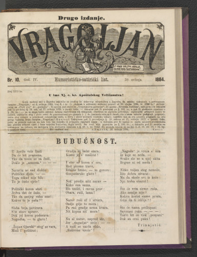 Vragoljan. God. 4, br. 10(20. svibnja 1884) (cenzurirano)