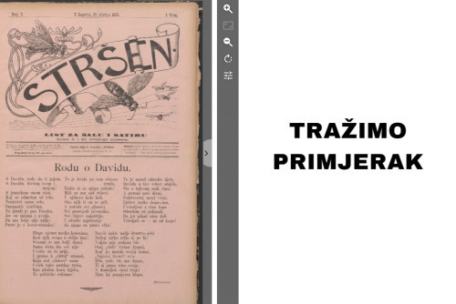 Stršen. Tečaj 1, br. 2(20. siječnja 1899)