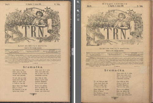 Trn (Zagreb). Tečaj 6, br. 13(5. srpnja 1896)